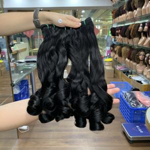 Extensiones de Cabello Elásticas SDD, Rizadas y Voluminosas, de 10 a 24 Pulgadas, en Existencia, Cinco Colores a Elegir, 100% Cabello Humano - Product Image 1