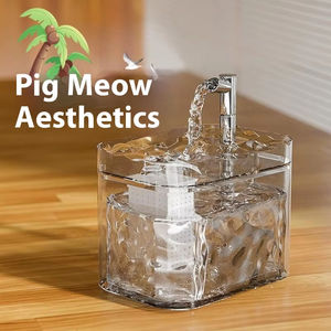 1.5L USB 전원 고양이 분수 자동 애완 동물 식수 디스펜서 음소거 전기 필터 고양이 자동 피더 - Product Image 3