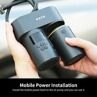 Kit Essentiel de Luxe BAYU pour Votre Voiture – Ensemble 5-en-1 : Démarreur d'Urgence, Aspirateur Sans Fil, Pompe à Pneus, Chargeur de Téléphone, Boîte Personnalisable avec Marquage de Marque