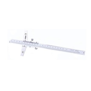 INSIZE 1247-1000 Medidor de Profundidad Vernier, Rango 0-1000mm, Longitud de Base 200mm, Acero Inoxidable, Pantalla LCD, Precisión de 0.15mm - Product Image 1