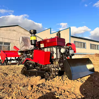 Tracteur chenillé chinois mini 15 CV, 25 CV, 35 CV pour rizières / vergers