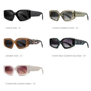 Occhiali da <span class=keywords><strong>Sole</strong></span> Polarizzati Unisex in TR90 e Acetato, Stile Retrò Y2K, Protezione UV400, Alta Qualità, Logo Personalizzabile - Product Image 4