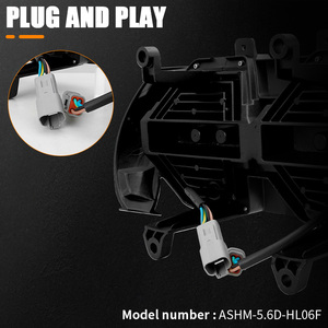 Phare LED de <span class=keywords><strong>moto</strong></span> de remplacement avec design en maille hexagonale pour Road Glide 2015 2016 2017 2018 2019 2020 2021 2022 <span class=keywords><strong>2023</strong></span> - Product Image 5