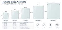 Tableau blanc magnétique en verre trempé mural effaçable à sec pour l'école, la salle de classe et l'usine de mobilier - Vente en gros
