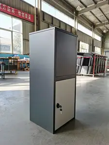 New Waterproof Steel Metal Parcel Cabinet Surface Powder Coating Delivery Mailbox Freestanding Parcel Drop Box