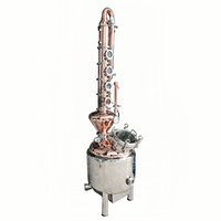 Équipement de distillation en acier inoxydable à double enveloppe de 50 L, modèle Yansheng Ysct-B25, multi-tension (110V/220V/380V), garantie 1 an