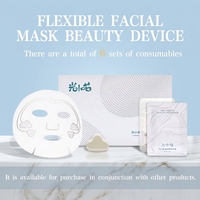 Appareil de beauté micro-courant flexible Lumikitten type masque - Kit de sculpture faciale à domicile (6 ensembles)