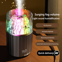 Humidificateur d'air Diffuseur Portable Nébuliseur Brouillard Vaporisateur Cold Mist Usb Desktop Mini Car Hmidifiers avec Colorful Night Lights
