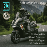 Scooter à essence 125cc EURO 5 pour adultes, cyclomoteur à quatre temps refroidi par air, moto de rue, vitesse maximale de 80 km/h, transmission CDI EFI CVT