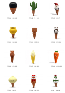 Globi Autoirriganti a Forma di <span class=keywords><strong>Zucca</strong></span> di Halloween, Picchetti per Irrigazione in Terracotta, Irrigatore Automatico per Piante - Product Image 5