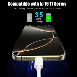 Cavo di Ricarica Intrecciato in Rame Puro da 1M 2M Tipo <span class=keywords><strong>C</strong></span> a Tipo <span class=keywords><strong>C</strong></span> 60W per iPhone 16, Cavo di Ricarica Rapida per iPhone 17 16 Pro Max 15 - Product Image 5