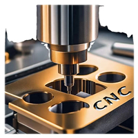 Poignée en aluminium Oem personnalisée pièces d'usinage CNC feuilles de fibre de carbone billette Gtr boîtier de cloche fraisage CNC en plastique