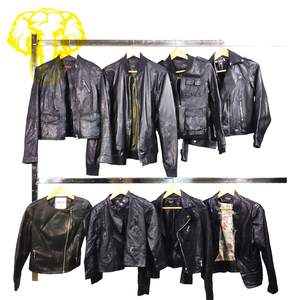 High Quality <strong>Second</strong> <strong>Hand</strong> <strong>Leather</strong> <strong>Jacket</strong> With High Collar Cotton and Colorful for Adults Grade Summer Wear for Winter Season - Product Image 1