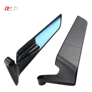 Nouveau rétroviseur universel pour <span class=keywords><strong>moto</strong></span> en ABS, réglable, style aile, anti-éblouissement, de remplacement pour <span class=keywords><strong>moto</strong></span> de route - Product Image 1