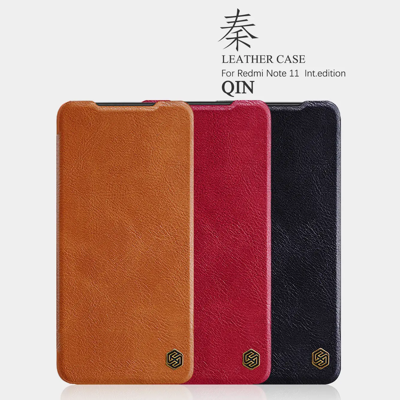 Nillkin Luxury Leather Phone Case For Xiaomi Redmi Note11 With Card Holder Flip Case Business PU Leather Cover