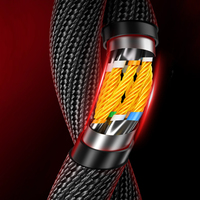 Cable Ethernet SAMZHE Cat8 SSTP de 1M y 40Gbps, 2000MHz, Blindado, con Cable Trenzado de Cobre Puro 26AWG/30AWG para Router/Switch/Servidor