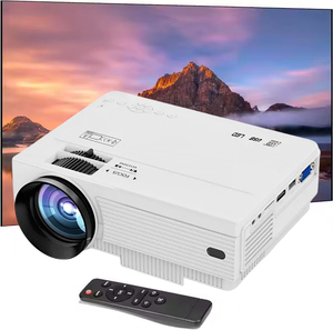 EU OEM Portable M6 Projector <b>Smart</b> Support 720p LED 380 ANSI LCD Projector <b>Game</b> Projection Compatible Projector With Computer - Product Image 1