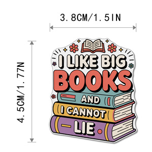Nuovo Set di 100 Adesivi per Amanti della Lettura, Regalo per Appassionati di Libri - Product Image 2
