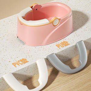 Bañera para bebé con asa para recién nacidos de 0 a 12 meses, herramienta de lavado de plástico para inodoro, diseño multifuncional de cuerpo recto grande - Product Image 1