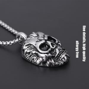 Pendentifs personnalisés en forme de crâne pour colliers, bijoux punk rock style urbain pour hommes et femmes, bijoux de fête, vente chaude sur IG - Product Image 5
