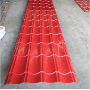 High Quality 0.45mm Shingles Sheet Metal Steel Color Tile Roof Prices - Product Image 3