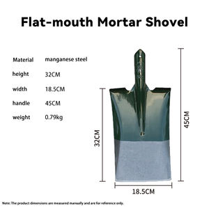 Bêche de jardin en acier au carbone de haute qualité avec manche en bois pour la ferme, le camping en plein air, la pelle de jardin - Product Image 5