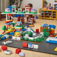 Ensemble de blocs de construction Great Wall China, modèle architectural à grande échelle, briques MOC, plastique ABS, modèle créatif, cadeau, jouet