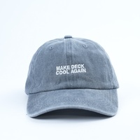 Sombreros deportivos desgastados vintage unisex con logotipo bordado personalizado al por mayor gorras de béisbol de papá de algodón lavado suave sin estructura