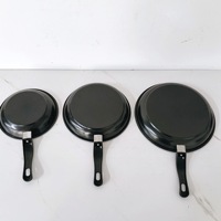 Set Peralatan Masak Modern Tiga Buah dari Baja Anti Lengket Grosir Set Wajan Masak