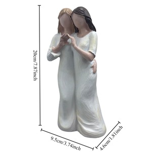 Figura de Resina de las Hermanas Ángeles, Directo de Fábrica MeiYu, Decoración para el Hogar, Regalo Conmemorativo de <span class=keywords><strong>Amistad</strong></span>, Estatua para Estante, Venta al Por Mayor - Product Image 5