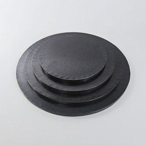 Usine SunShine Vente en gros Présentoirs à <span class=keywords><strong>dessert</strong></span> carrés ronds en papier doré pour cupcakes Plateau de base Assiettes à gâteaux en mousse - Product Image 2