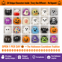 Southpeak Toy Mochi Hand Therapy Squishy Factory Outil anti-stress pour le soutien des personnes atteintes de TDAH et d'autisme, Cadeau Calendrier de l'Avent Halloween