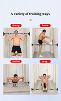 Barre de traction multifonctionnelle, cm, exercices réglables pour le Fitness, gymnastique Portable avec porte pour menton, à monter au mur