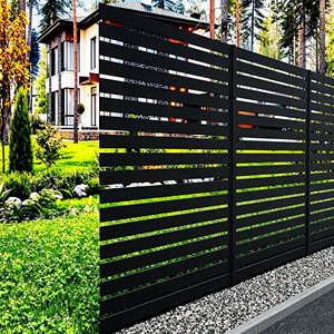 Panneau de clôture tubulaire en aluminium pour jardin, sécurité extérieure, installation facile, clôture de jardin en métal durable pour cour arrière - Product Image 4