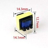 10 pièces transformateur Audio en alliage de Nickel de tôle d'acier au silicium 600:600 Ohm 1:1 transformateur d'isolation Audio EI14