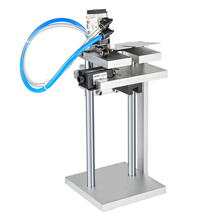 Pneumatic V-Shaped Tube Cutter For Plastic Dip Tube Perfume <b>Pump</b> <b>Shampoo</b> <b>Bottle</b> Lotion Semi-Automatic - Product Image 6