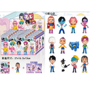 Set di 24 Statuette Kpop Demon Hunters, Nuove Figurine del Film in PVC, <span class=keywords><strong>Anime</strong></span> 2-4.5 Pollici, <span class=keywords><strong>K</strong></span> Pop Demon Hunters Blind Box - Product Image 3