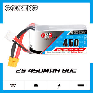 Batteria LiPo GAONENG GNB 450mAh 2S 7.4V 80C XT30 Tipo Quadrato per Droni FPV RC da Corsa - Product Image 2