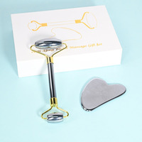 Outil de soin de la peau personnalisé Gua Sha et rouleau facial, rouleau facial, outils de massage du visage, outils de soin de la peau, acier inoxydable 304 Gua Sha