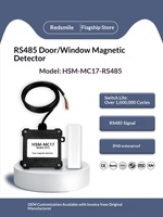 MC17 Detektor Alarm Saklar Magnetik Pintu/Jendela Berkabel dengan Sensor Tahan Api Output RS485
