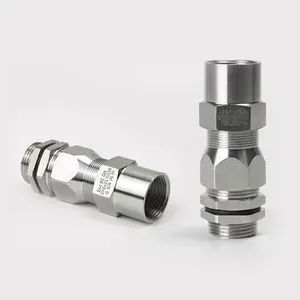 Connector Metal Stainless Steel Cable Gland Metric Double Sealed Explosion-proof Cable Glands