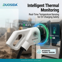 Prise CCS Type 2 150A approuvée TUV, ignifuge, système à double capteur pour le Brésil