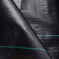 Paillis plastique noir biodégradable perméable à l'eau, tapis de contrôle des mauvaises herbes agricoles