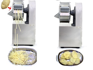 Stainless Steel Potato Slicing Machine Commercial Electric Full-automatic Potato and Radish Slicing Machine - Product Image 4