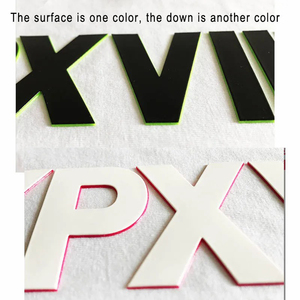 ゴム製パッチ衣類用熱伝達3Dシリコーン個別化熱伝達鉄カスタムパッチ - Product Image 5