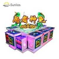 Armoire d'arcade métallique personnalisée Sunlios pour jeux en ligne avec garantie de 12 mois, compatibilité 110/220V, finition colorée, prise US