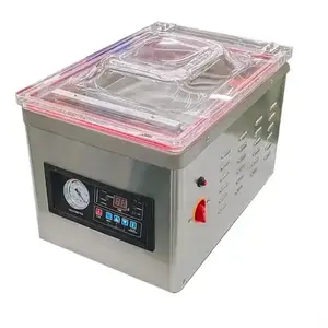 KUNBA Dz-800/2L Whole Stainless Steel Single Chamber Vacuum Pumping Sealing Band Packing Machine for food fish