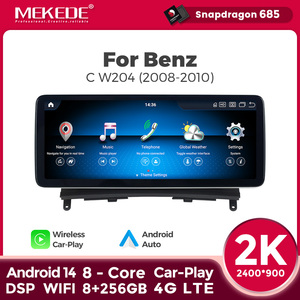 Mekede Car-Play Tự Động <span class=keywords><strong>Android</strong></span> 14 Đa Phương Tiện 2K Màn Hình 2400*900 Đài Phát Thanh Xe Snapdragon 685 Cho Benz C W204 2008-2010 Ntg <span class=keywords><strong>4.0</strong></span> - Product Image 6