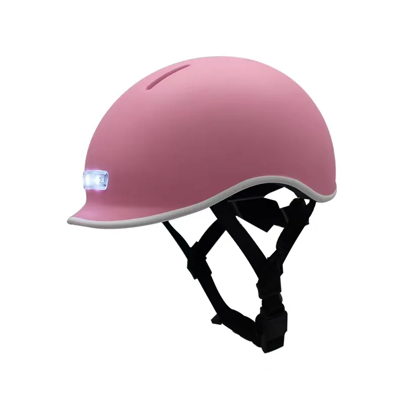 Nuovo modello casco casco da Skateboard casco da ciclismo pattinaggio a rotelle cappello di sicurezza sportivo con luce anteriore e posteriore CE CPSC