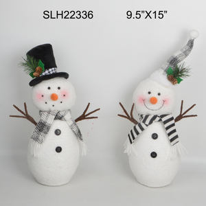 Produits en vogue 2023 bonhomme de neige bonhomme de neige bonhomme de neige forêt ornement longue barbe noël en peluche Goblin poupée - Product Image 6